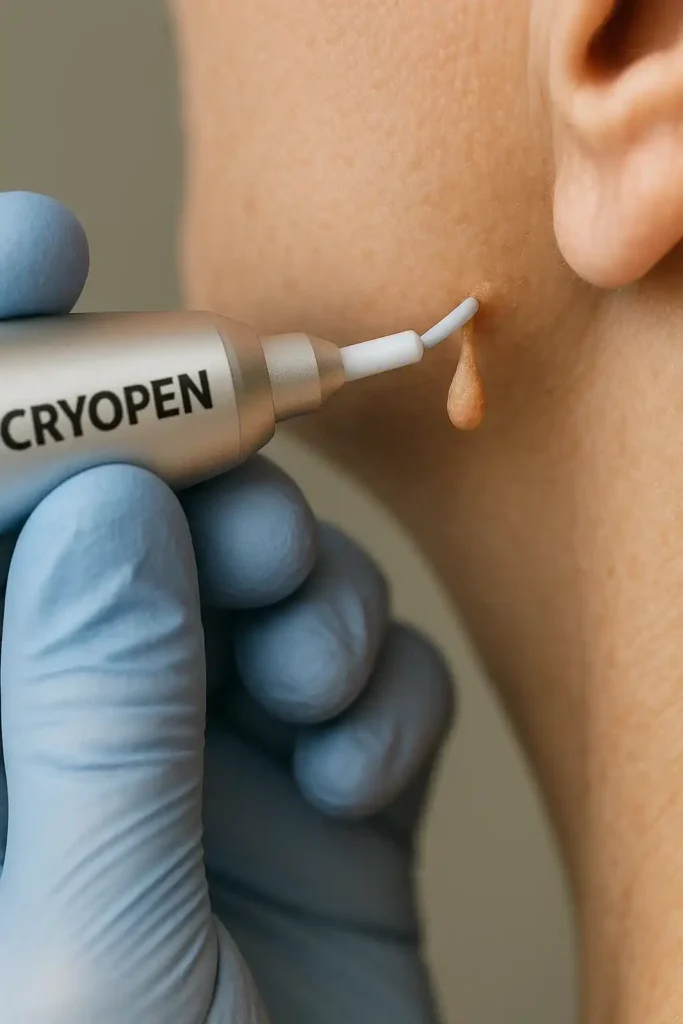 Cryopen for skin tags removal Hackney Wick speak to our team today!