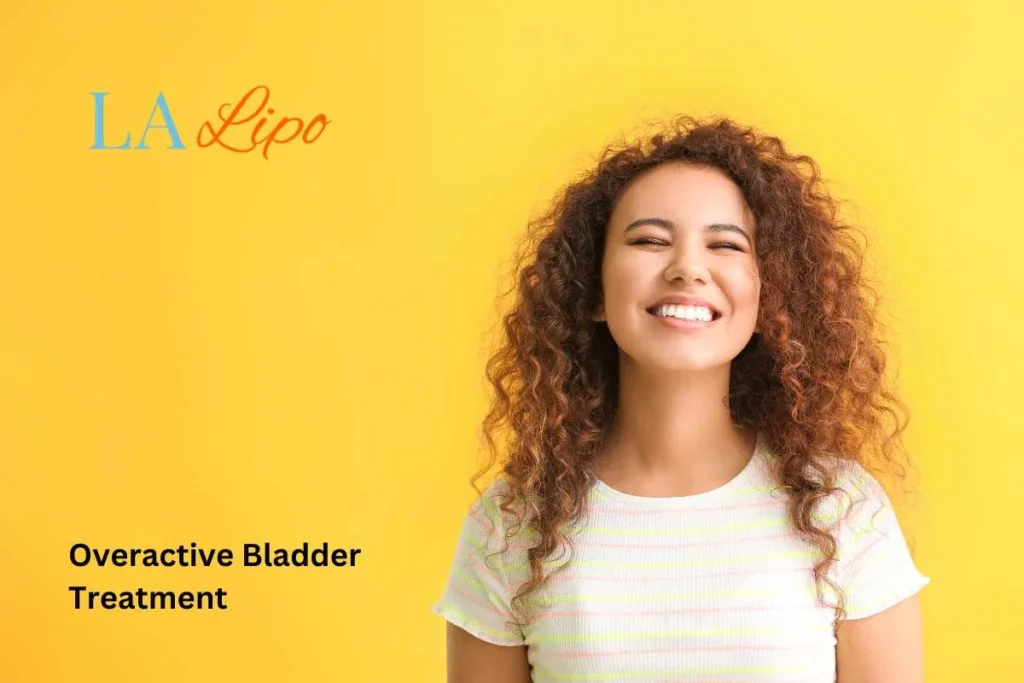 woman smiling about overactive bladder treatment Hackney Wick solutions
